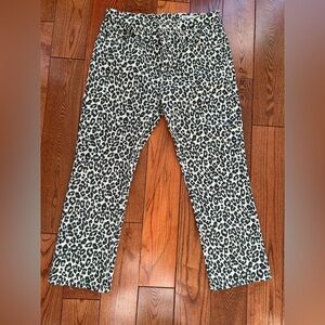 Zara leopard Print Trousers
